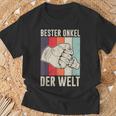 With Bester Onkel Der Welt T-Shirt Geschenke für alte Männer