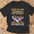 Billiard Technique Is Top Secret T-Shirt Geschenke für alte Männer