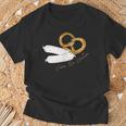 Boarisch Bavarian Sausage Bavarian Pretzel T-Shirt Geschenke für alte Männer