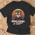 Bober Kurwa Meme Poland Beaver Costume Yes Pierdole Bóbr T-Shirt Geschenke für alte Männer