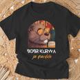 Bober Kurwa Polish Beaver Meme Bobr Ja Pierdole T-Shirt Geschenke für alte Männer