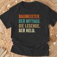 Builder T-Shirt Geschenke für alte Männer