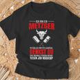 Butcher And Fleischer Sayings I Battle Motif T-Shirt Geschenke für alte Männer