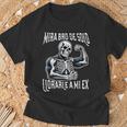 Calacas Chidas Gym Meme Mira Bro De Solo Llorarle A Mi Ex Camiseta unisex Regalos para ancianos