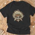 Calavera Infantil Indio Infantil Camiseta unisex Regalos para ancianos