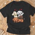 Caniche Cachorros Camiseta unisex Regalos para ancianos