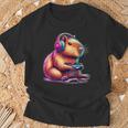 Capybara Gamer ideo Games Lovers T-Shirt Geschenke für alte Männer