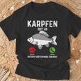 Carp Fishing I Saying Angler Dad Carp Fishing T-Shirt Geschenke für alte Männer