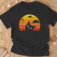 Cat Owner Cat Holderintage Retro T-Shirt Geschenke für alte Männer