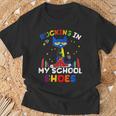 Cat-Rocking I N My-School-Shoes-Back To-School-Cat-Lover T-Shirt Gifts for Old Men