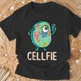 Cell Fie Cellfie Selfie Biology Science Teacher Camiseta unisex Regalos para ancianos