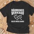 Clearance Sale Everything Must Raus Party T-Shirt Geschenke für alte Männer