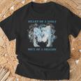 Coeur De Loup Âme D'un Dragon Dragon Cool Loup Guerrier T-Shirt Cadeaux pour les vieillards
