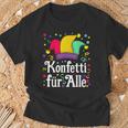 Confetti And Fool Cap Carnival Costume T-Shirt Geschenke für alte Männer