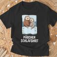 Couple Sleep Sloth Couple T-Shirt Geschenke für alte Männer