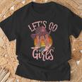 Cowboy Hat Boots Let Is Go Girls Western Pink Cowgirls T-Shirt Geschenke für alte Männer