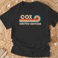 Cox Surname Retrointage 80S 90S Birthday Reunion T-Shirt Cadeaux pour les vieillards