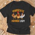 Crazy Chicken Lady Farmer Chicken S T-Shirt Geschenke für alte Männer