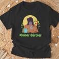 Cute Mole Little Gardener Children's Motif Gardening S T-Shirt Geschenke für alte Männer