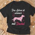 Dachshund Dog Girl Lady T-Shirt Geschenke für alte Männer