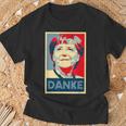 Danke Bundeskanzler Angela Merkel T-Shirt Geschenke für alte Männer