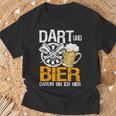 Dart Und Bier Das Gönn Ich Mir Darter Dart Player Jersey T-Shirt Geschenke für alte Männer