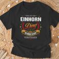 Das Ist Ein Einhorn Ding Das Würdest Du Nicht Verstehen Einhorn Name T-Shirt Geschenke für alte Männer