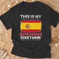 Das Ist Mein Spanisches Kostüm Spain T-Shirt Geschenke für alte Männer