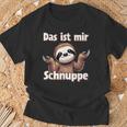 Das Ist Mir Schnuppe Sloth Motif With Sloth T-Shirt Geschenke für alte Männer