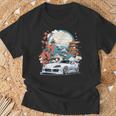 De Regalo 2Jz Moderna Blanca Supra Jdm Entusiasta Del Coche Camiseta unisex Regalos para ancianos