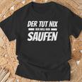 Der Tut Nix Der Will Nur Saufen Beer Drinker T-Shirt Geschenke für alte Männer