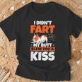 I Din't Fart My Butt Blow You A Kiss Dueño De Perros Amante De Perros Camiseta unisex Regalos para ancianos