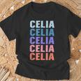 Divertido Regalo Nombre Celia Personalizado Primer Nombre Camiseta unisex Regalos para ancianos