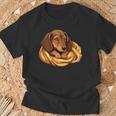 Dog Dachshund Official Favourite Sleeping Dachshund T-Shirt Geschenke für alte Männer