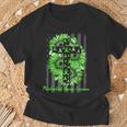 Drapeau Américain De Sensibilisation Aux Maladies Mitochondriales Tournesol T-Shirt Cadeaux pour les vieillards