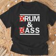 Drum & Bass Rum & Ass Rave Party Edm Dj House Music T-Shirt Geschenke für alte Männer