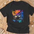 Drum Set Colourful Instrument Band Drums Music Musician T-Shirt Geschenke für alte Männer