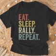 Eat Sleep Rally Repeat Rally Driving T-Shirt Geschenke für alte Männer