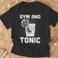 Ediciónintage De Gym And Tonic Camiseta unisex Regalos para ancianos