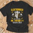 Elektroniker Azubi Ausbildung Gesellenprüfung Geselle 2025 T-Shirt Geschenke für alte Männer