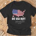 Emigration Usa Farewell Gadgets America Emigrant T-Shirt Geschenke für alte Männer