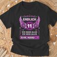 Endlich 11 Ähm Mama 11St Birthday Boy Girl Child S T-Shirt Geschenke für alte Männer