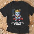 Energy Drink King Tin Energy Drink T-Shirt Geschenke für alte Männer