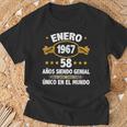 Enero 1967 58 Años Hombre Cumpleaños Regalo Enero 1967 Camiseta unisex Regalos para ancianos