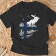 Finland Flag Elk Finland T-Shirt Geschenke für alte Männer