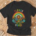 Flower Power Retro Nature Nostalgiaintage Outdoor Power T-Shirt Geschenke für alte Männer