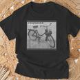 French Old Bike Front Wheel Driveelosolex T-Shirt Geschenke für alte Männer