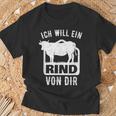 Agriculture Saying I Will A Rindon Dir Fun T-Shirt Geschenke für alte Männer