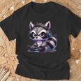 Angry Raccoon Gamerideo Games Lover T-Shirt Geschenke für alte Männer