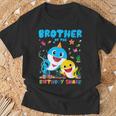 Brother Of The Birthday Family Shark Birthday Boy Girl T-Shirt Gifts for Old Men